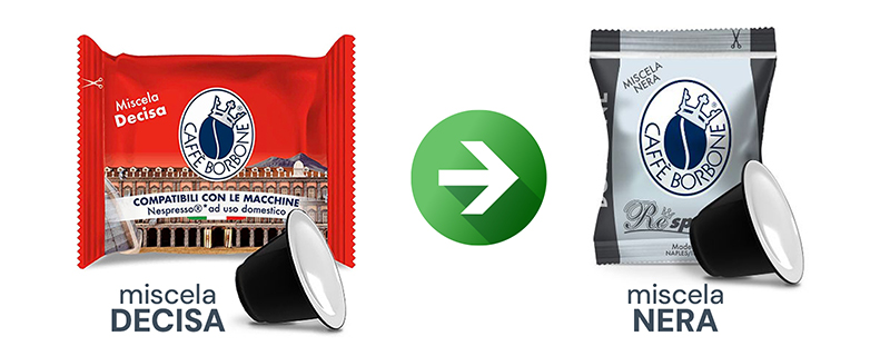 Le capsule Decisa non sono disponibili online. La miscela equivalente è la Nera a un prezzo super scontato per te