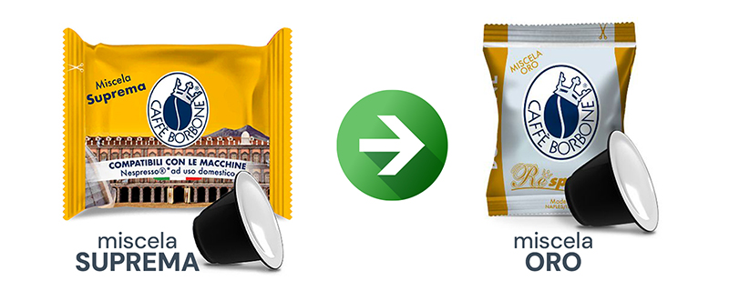 Le capsule Suprema non sono disponibili online. La miscela equivalente è la Oro a un prezzo super scontato per te