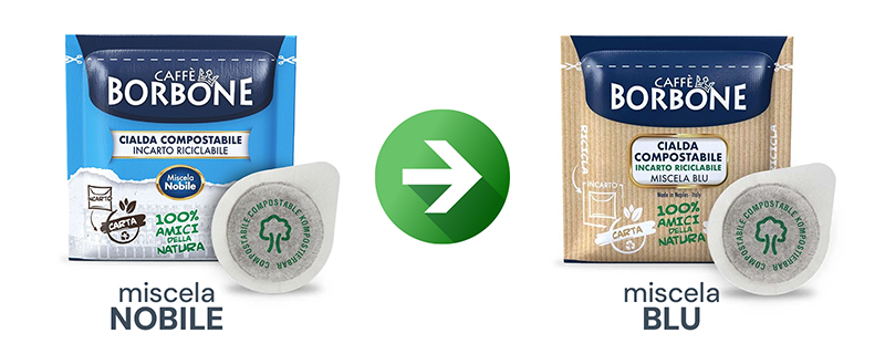Le cialde Nobile non sono disponibili online. La miscela equivalente è la Blu a un prezzo super scontato per te
