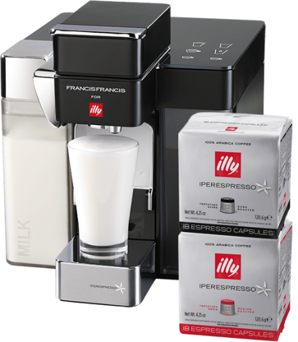promozione-macchina-illy-iperespresso-y5-milk-nera-108-capsule