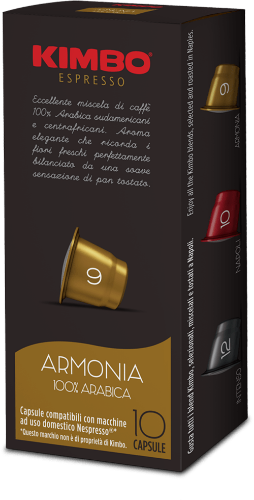 -10-capsule-kimbo-armonia-compatibili-nespresso