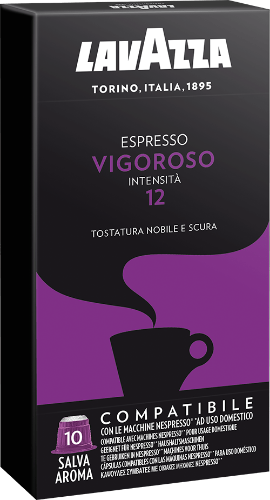 Immagine di 10 capsule Lavazza Espresso Vigoroso compatibili Nespresso®