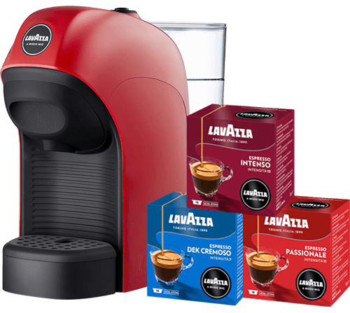 promo-macchina-lavazza-a-modo-mio-tiny-rossa-160-capsule-a-scelta