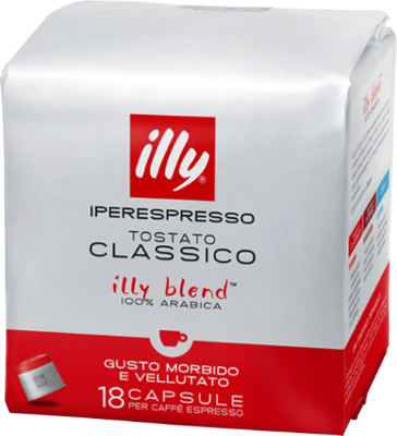 illy-iperespresso-tostato-classico-18-capsule illy-iperespresso-tostato-classico-18-capsule