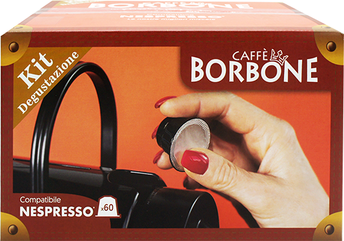 Immagine di Kit degustazione Borbone compatibili Nespresso 60 capsule 