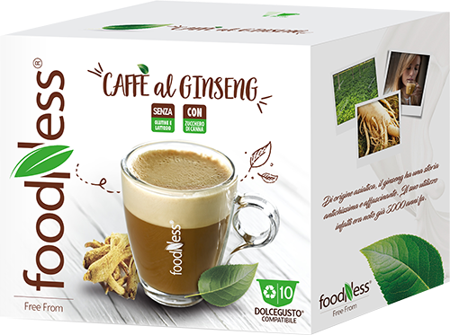 Immagine di Foodness 10 capsule Caffè al Ginseng compatibili Nescafé Dolce Gusto