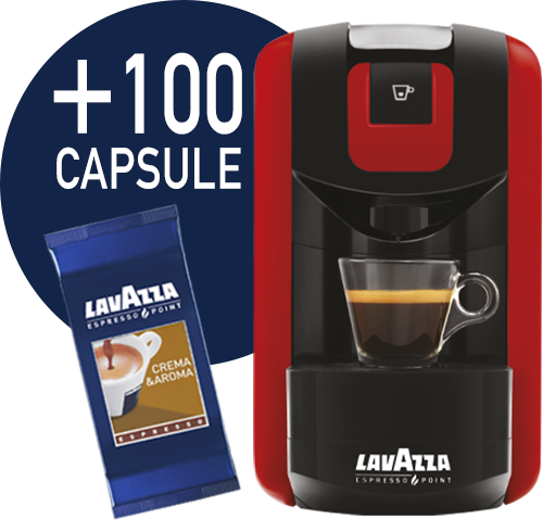 Macchina Caffè Lavazza EP Mini Red - Per Capsule Espresso Point, Rossa - Foto 10