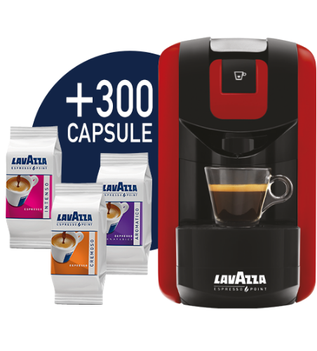 Macchina Caffè Lavazza EP Mini Red - Per Capsule Espresso Point, Rossa - Foto 7