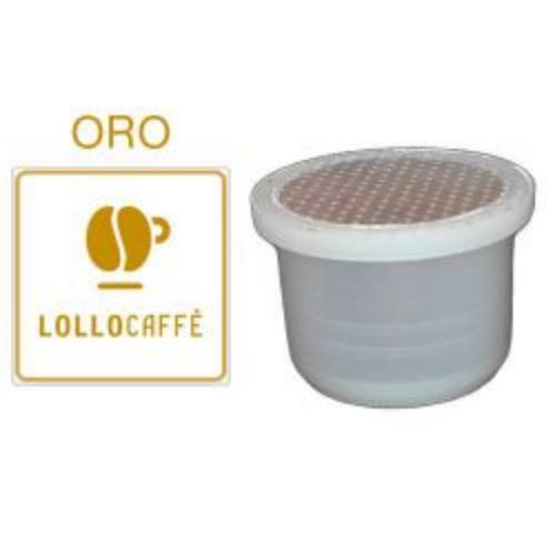 Immagine di 100 Capsule caffè Lollo PassionePiù miscela Oro compatibile Uno System