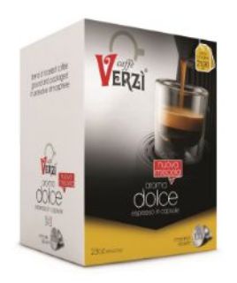 100 Capsule caffè Verzì miscela Aroma Dolce Monodose compatibile Bialetti
