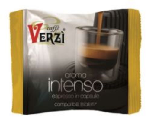 Immagine di 100 Capsule caffè Verzì miscela Intenso Monodose compatibile Bialetti