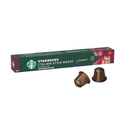 Visualizza i dettagli per Starbucks® Italian Style Roast by Nespresso® 10 capsule Starbucks® Italian Style Roast by Nespresso® 10 capsule