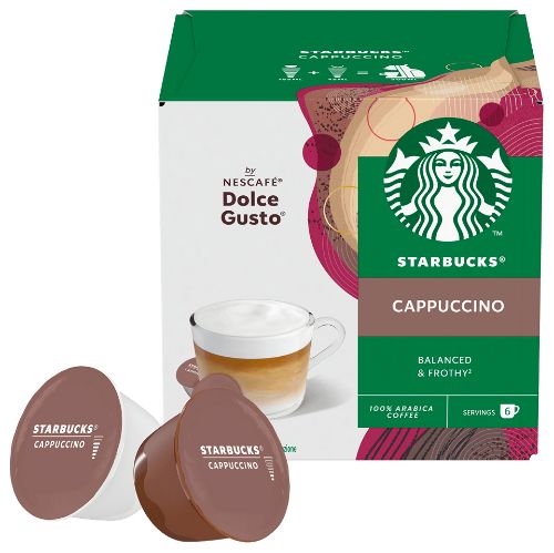 Immagine di Starbucks® Cappuccino by Nescafé® Dolce Gusto® 12 capsule