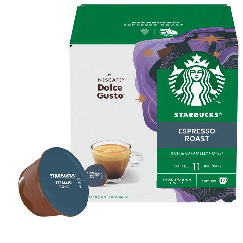 Immagine di Starbucks® Espresso Roast by Nescafé® Dolce Gusto® 12 capsule