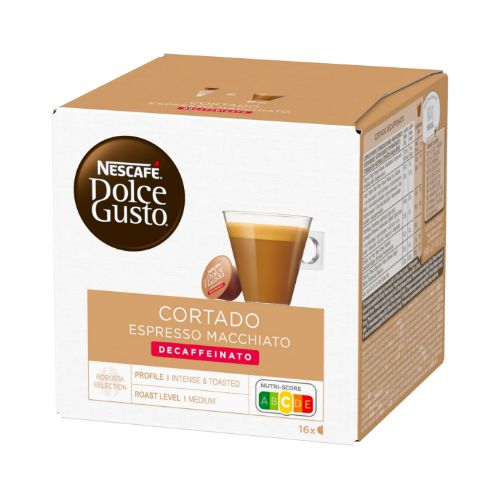 Immagine di 48 capsule NESCAFÉ® Dolce Gusto® Cortado Decaffeinato