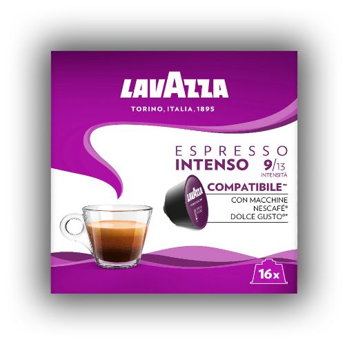 Immagine di 16 capsule Lavazza® Espresso Intenso compatibili Nescafé® Dolce Gusto®