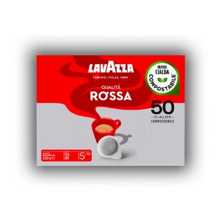 Visualizza i dettagli per 50 cialde ESE 44mm Lavazza Qualità Rossa 50 cialde ESE 44mm Lavazza Qualità Rossa