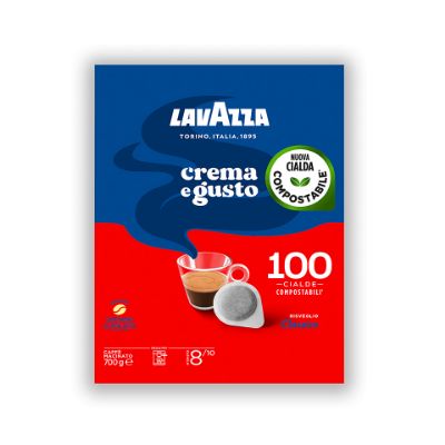 100 cialde ESE 44mm Lavazza Crema e Gusto Classico