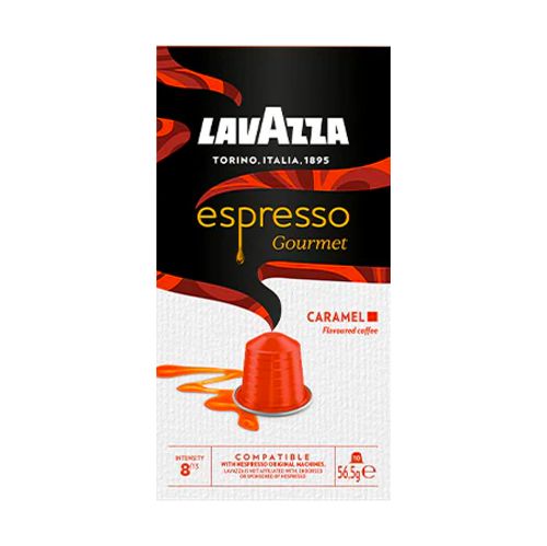 Immagine di 10 capsule Espresso Gourmet Caramel Lavazza compatibili Nespresso