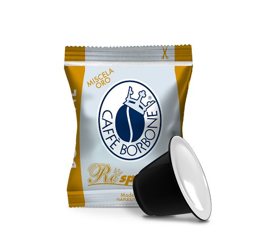 Immagine di Caffè Borbone Respresso Oro 100 cialde compatibili Nespresso
