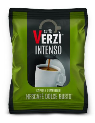 50 Capsule caffè Verzì miscela Intenso Monodose compatibile Dolce Gusto