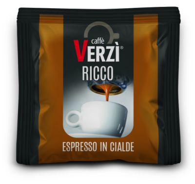 150 Cialde 44mm caffè Verzì miscela Ricco