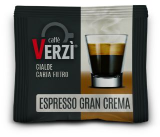 50 Cialde 44mm caffè Verzì miscela Gran Crema