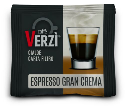 Immagine di 50 Cialde 44mm caffè Verzì miscela Gran Crema