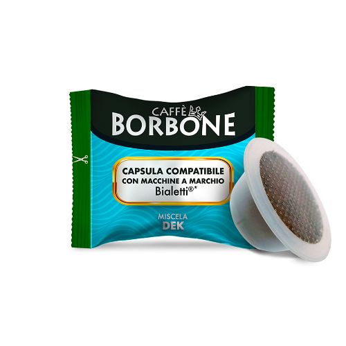 Immagine di 100 capsule Borbone Dek Compatibili Bialetti