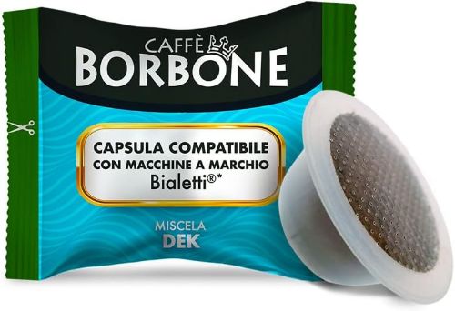 Immagine di 100 capsule Borbone Dek Compatibili Bialetti