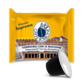 100 Capsule Caffè Borbone miscela SUPREMA compatibili Nespresso