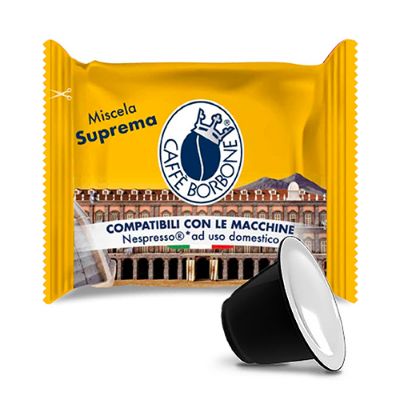 100 Capsule Caffè Borbone miscela SUPREMA compatibili Nespresso