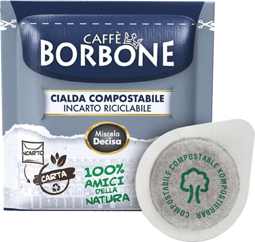 Immagine di 100 Cialde ESE 44mm Caffè Borbone miscela DECISA