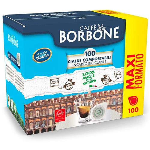 Immagine di 100 Cialde ESE 44mm Caffè Borbone miscela NOBILE