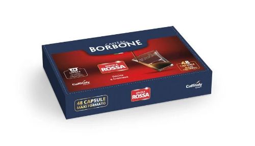 Immagine di 48 Capsule Caffè Borbone miscela ROSSA Originali Caffitaly