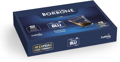 Immagine di 48 Capsule caffè Borbone miscela BLU compatibile Caffitaly