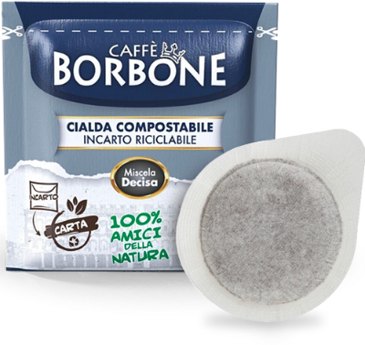 100 Cialde ESE 44mm Caffè Borbone miscela DECISA