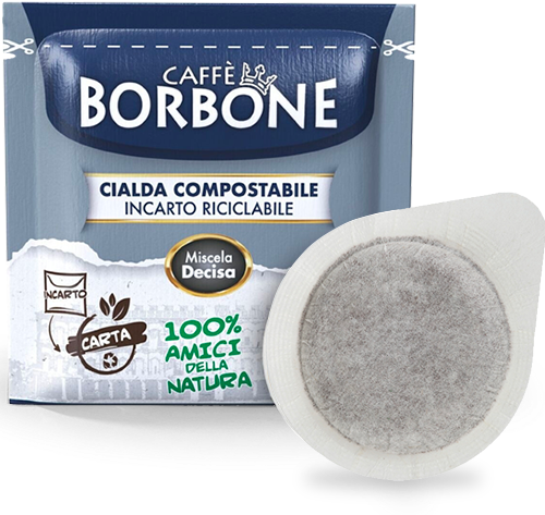 Immagine di 100 Cialde ESE 44mm Caffè Borbone miscela DECISA