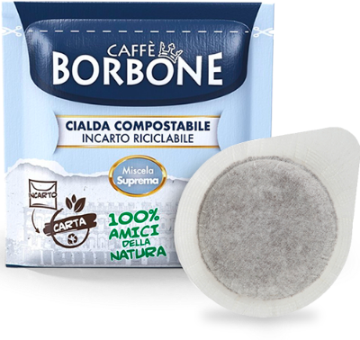 100 Cialde ESE 44mm Caffè Borbone miscela SUPREMA