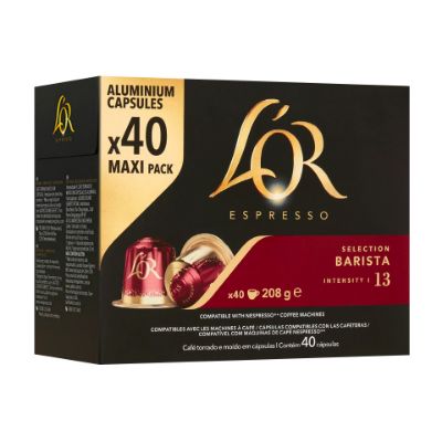200 Capsule Caffè BARISTA L'OR Espresso - Capsule in Alluminio compatibili Nespresso
