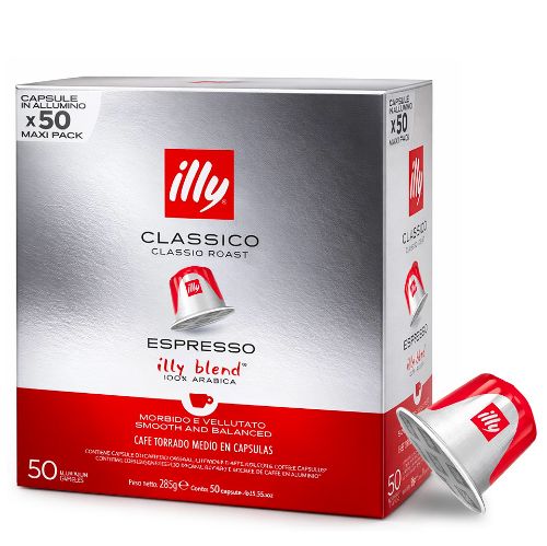 Immagine di 50 Capsule Illy Classico in alluminio Compatibili Nespresso