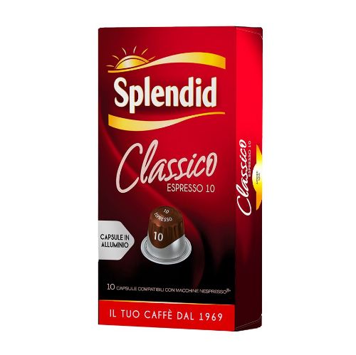 150 Capsule in alluminio Splendid Classico Compatibili Nespresso